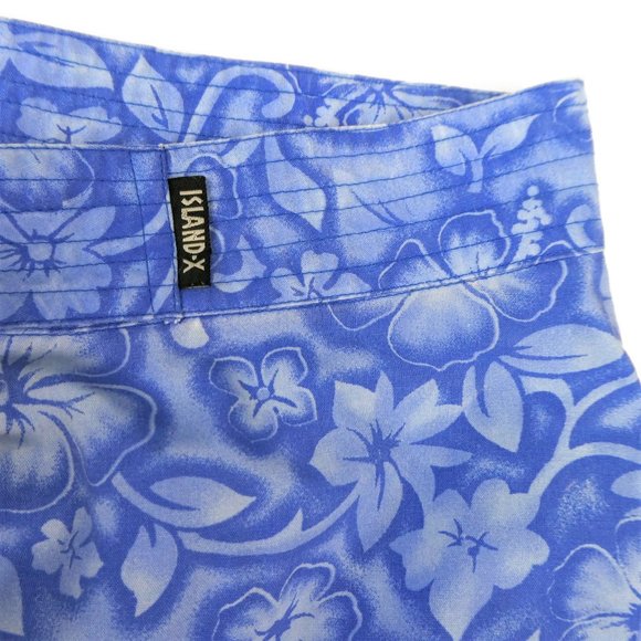 Vintage Swim Vintage 9s Island X Hawaii Board Shorts Blue Floral 34 Poshmark